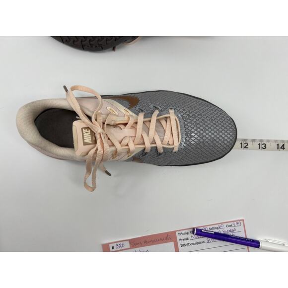 Nike Metcon Silver & Peach 004 Sticky RB Sneakers Size 9M - Picture 9 of 11